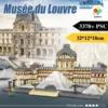 Lego Bảo Tàng Louver 9 lego-bao-tang-louvre-7