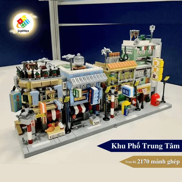 a group of small building blocks