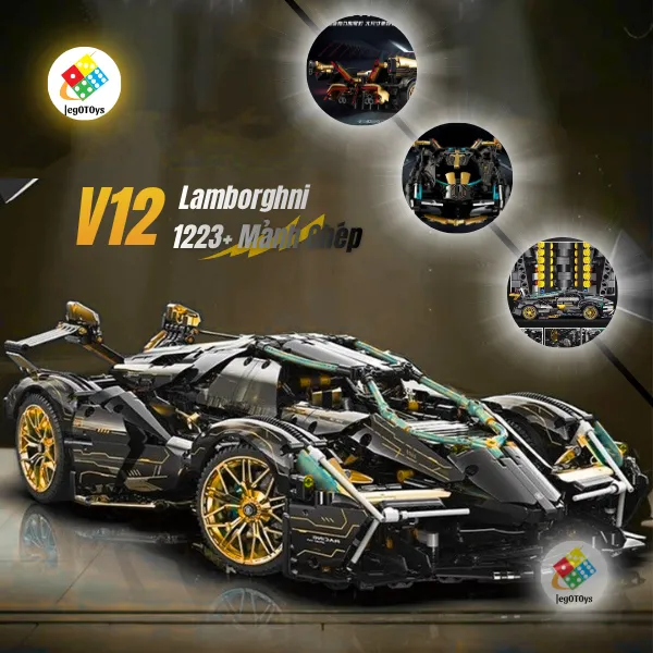 Lego Lamborghini V12 BlackGold 25 lego-lamborghini-v12-black-gold-6